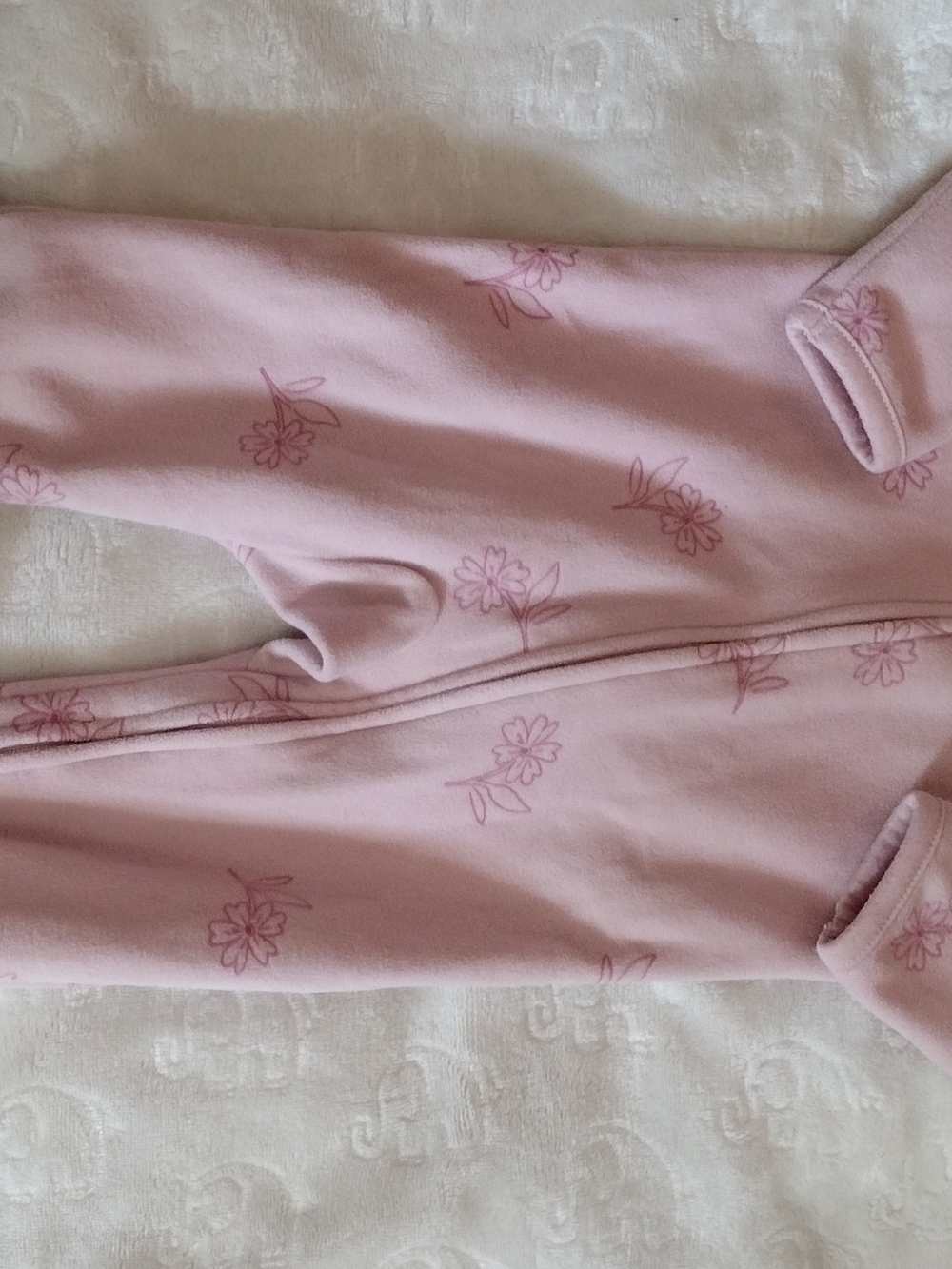 Carter's Pink Floral One-Piece Bodysuit